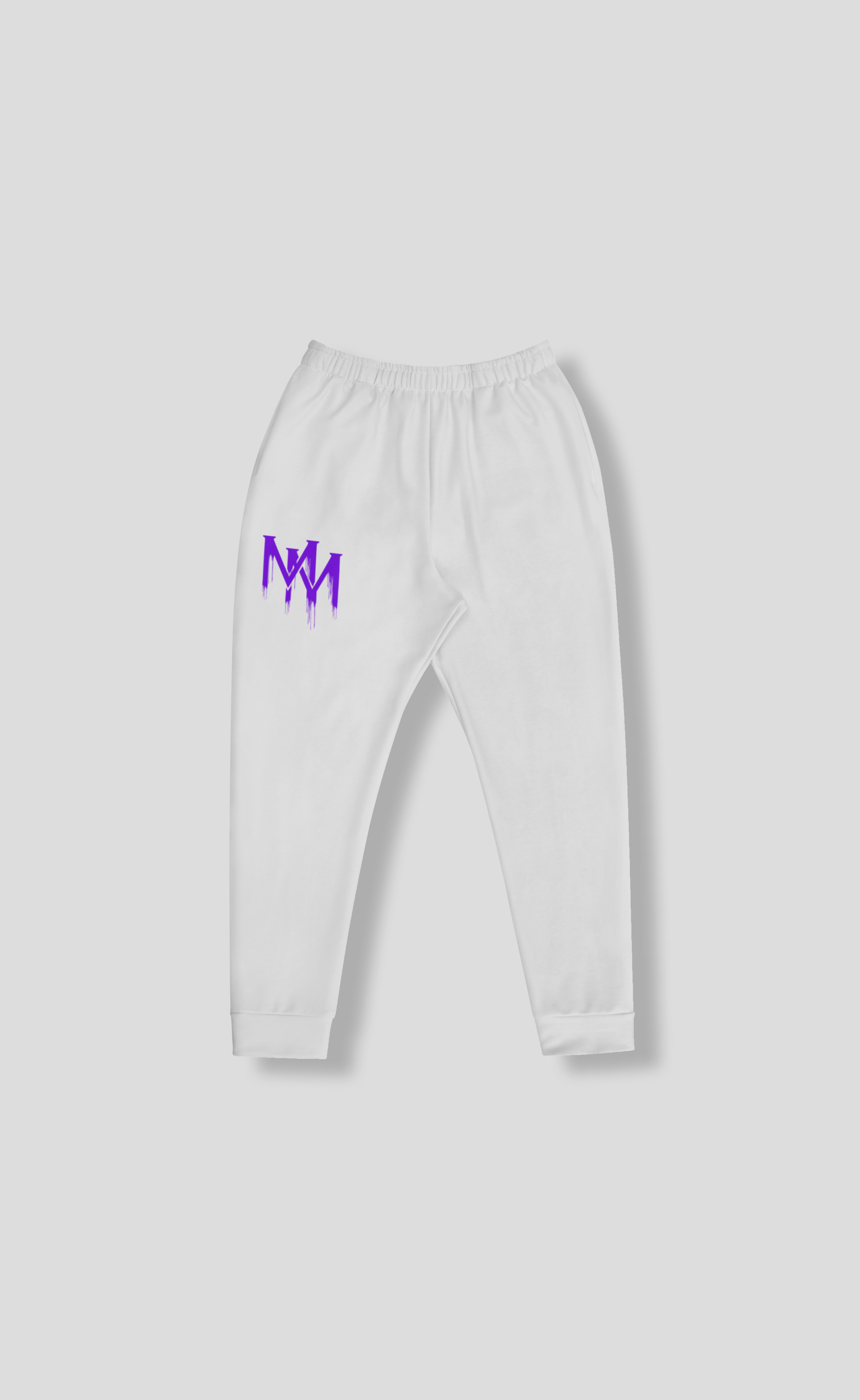 White Purply Joggers